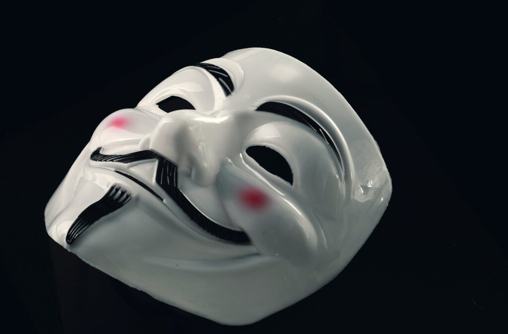 Anonymität Maske